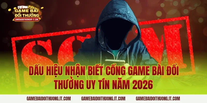 Dấu hiệu nhận biết cổng game bài đổi thưởng uy tín năm 2026